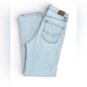 American Eagle Outfitters Light Wash Straight Jeans
